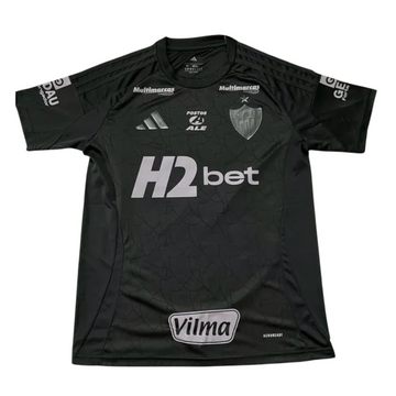 Camisa Atlético Mineiro - Torcedor Masculina - All Black + Patrocínios