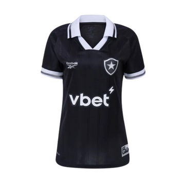 Camisa Botafogo Feminina II 25/26 - Preto e Branco