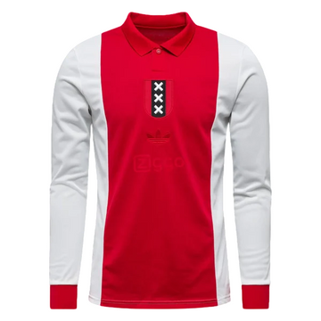 Camisa Ajax Manga Longa 25/26 - Especial 125 anos - Vermelha e Branca