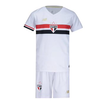 Conjunto Infantil São Paulo I 25/26 – Branco