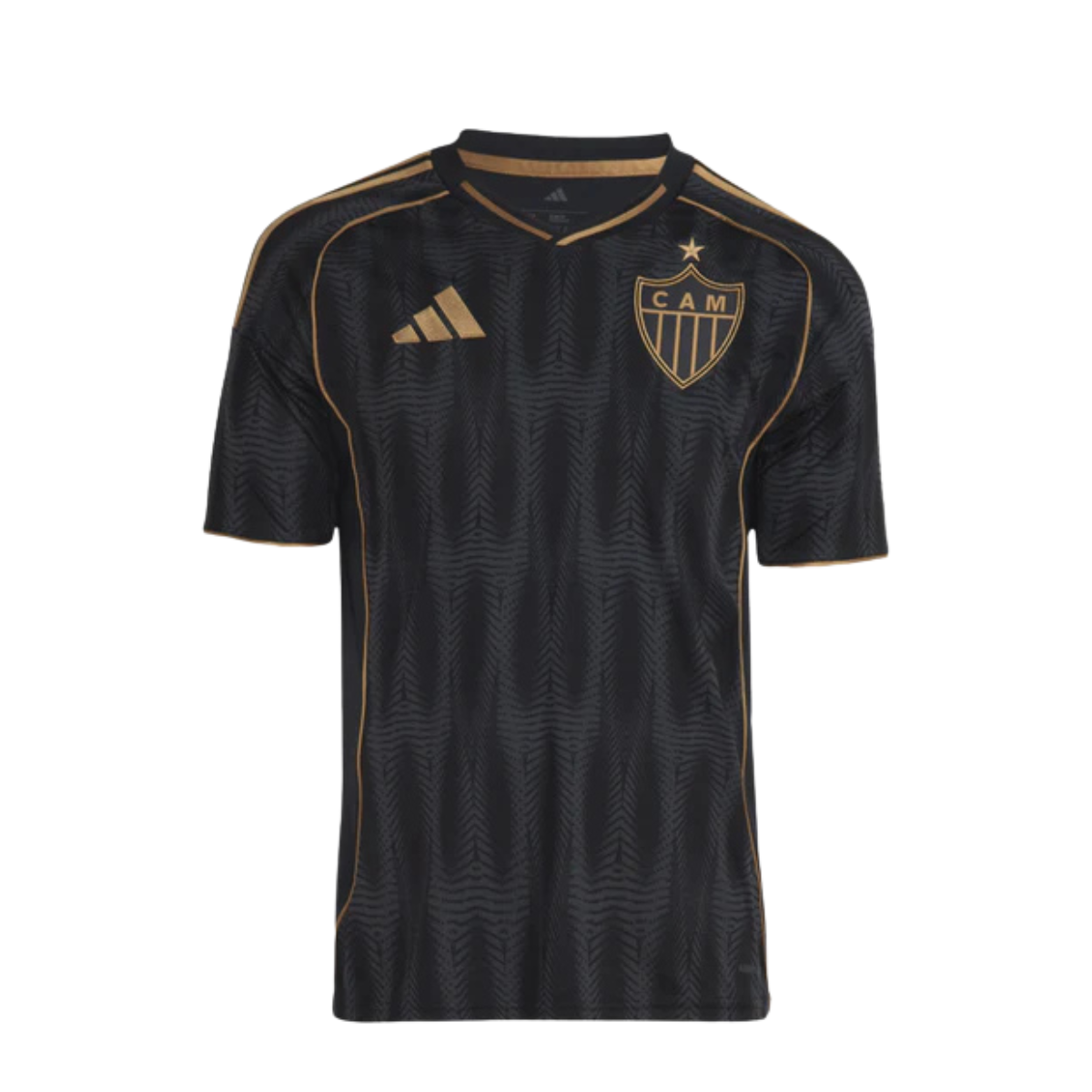 Camisa Atlético Mineiro III 25/26 - Torcedor Masculina - Preta e Dourada [PRÉ VENDA]