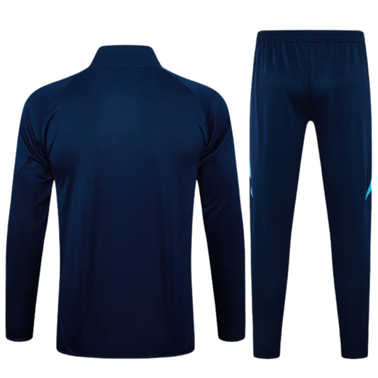 Conjunto Agasalho Flamengo Passeio 25/26 - Azul Marinho