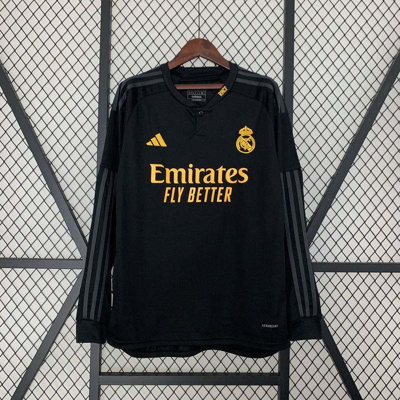 Real Madrid third away Manga Longa 23/24