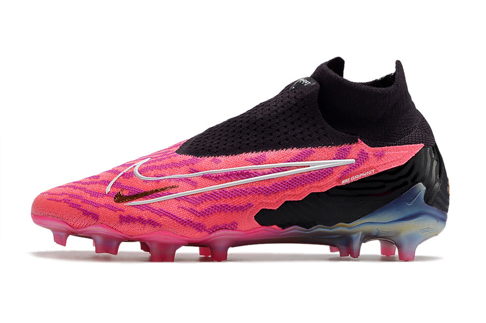 Chuteira Campo Nike Phantom GX Elite DF FG - Pink/Preto