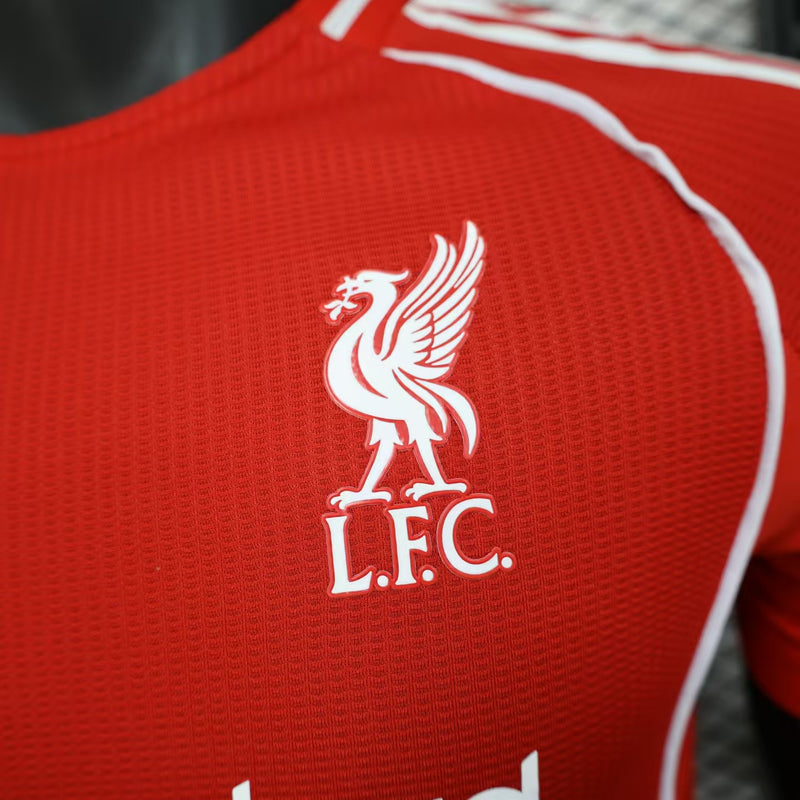 Camisa Liverpool 25/26 Adidas Jogador - Vermelha