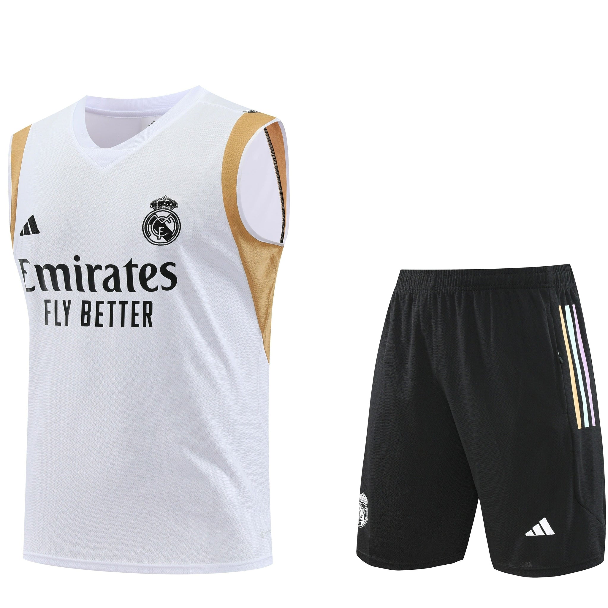 Kit Treino Regata Real Madrid 23/24 - Branco