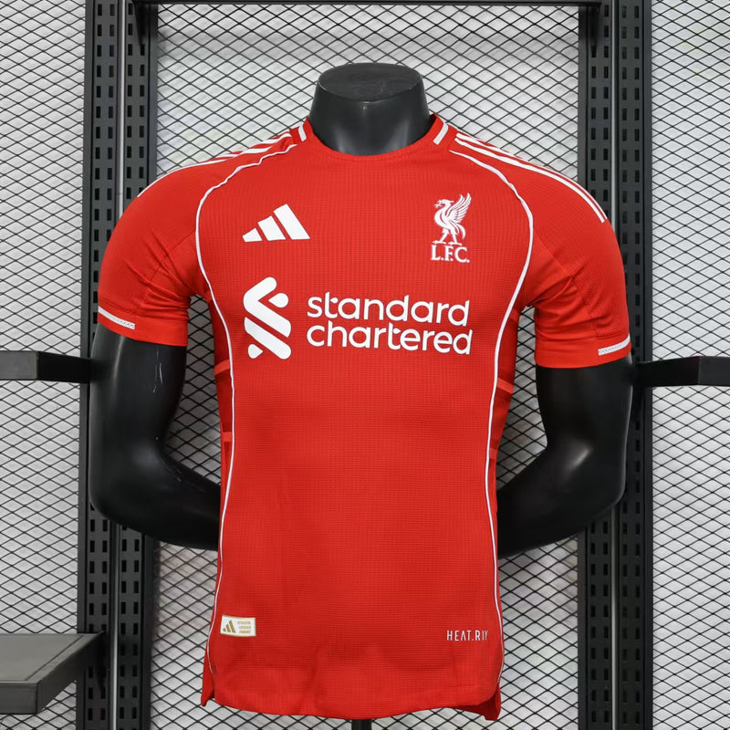 Camisa Liverpool 25/26 Adidas Jogador - Vermelha