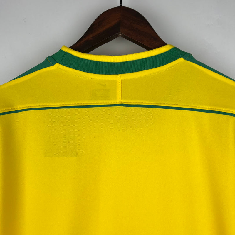 Retro Brazil 1998 home Manga Longa🌟