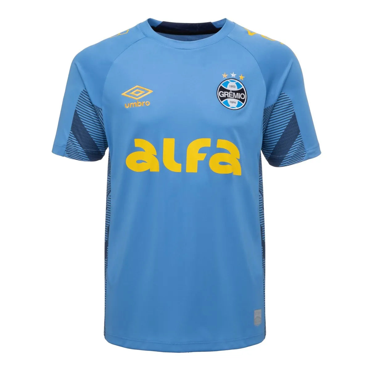 Camisa Grêmio II Goleiro 25/26 - Torcedor Masculina - Azul e Amarelo