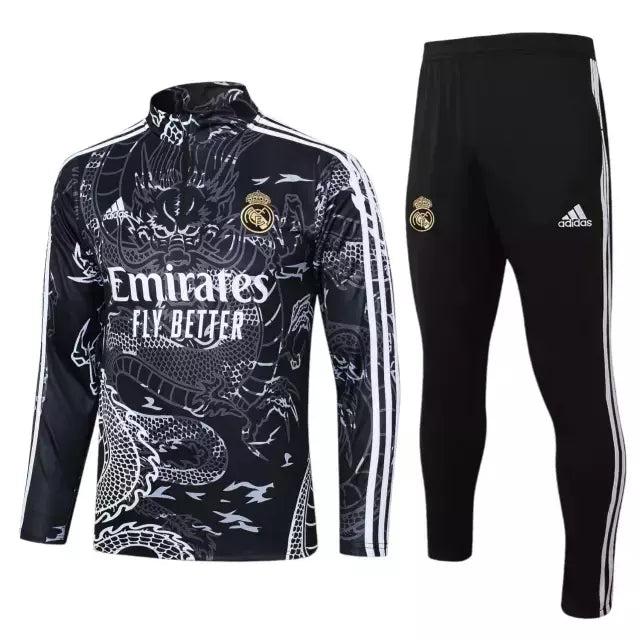 CONJUNTO AGASALHO TREINO REAL MADRID 2023/24 MASCULINO