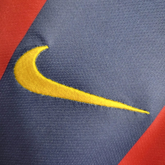 Camisa Retrô Barcelona I 14/15 - Masculina Nike - Azul e vermelha