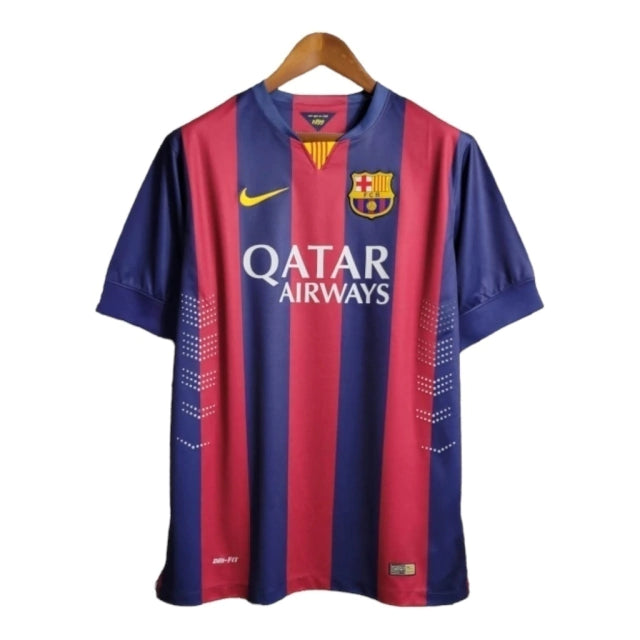 Camisa Retrô Barcelona I 14/15 - Masculina Nike - Azul e vermelha